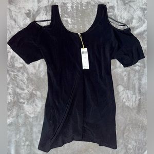 BCBG Cold Shoulder Blouse